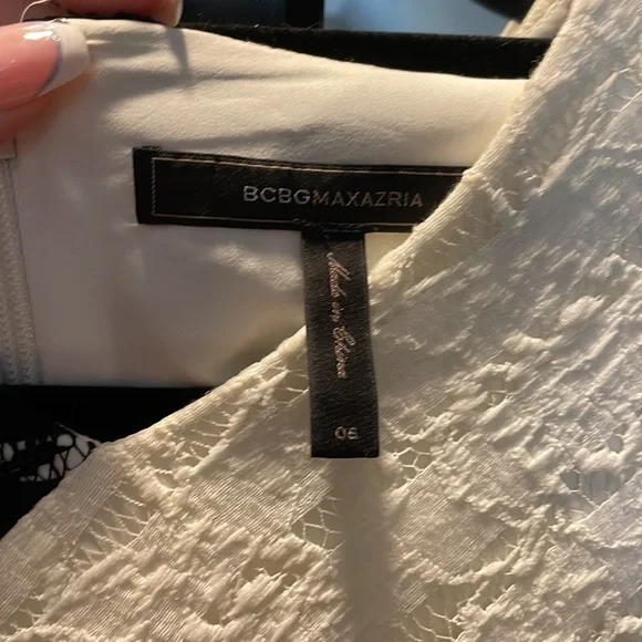 BCBG Asymmentrical Mini Dress - Picture 2 of 4